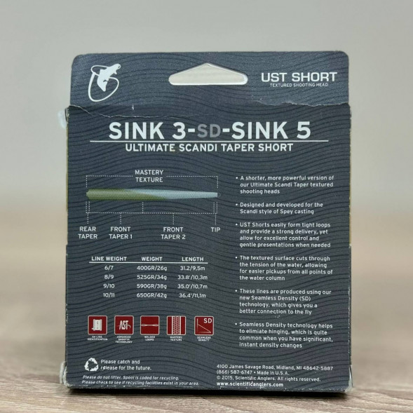 Рыболовная леска Scientific Anglers UST Short St-10/11-S3/S5 Sink 3-CD-Sink 5 125437 в Нижнем Новгороде