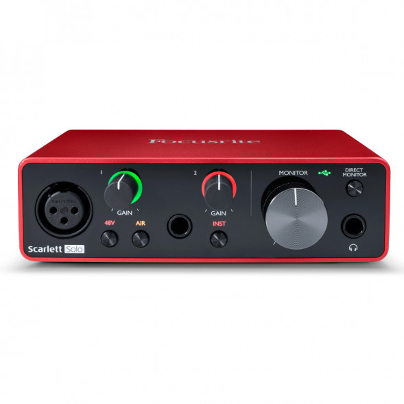 Внешняя звуковая карта FOCUSRITE Scarlett Solo 3rd Gen в Нижнем Новгороде