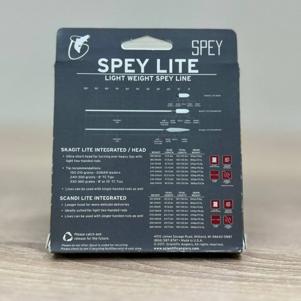 Рыболовная леска Scientific Anglers Spey Lite St-150-F Scandi 128483 в Нижнем Новгороде