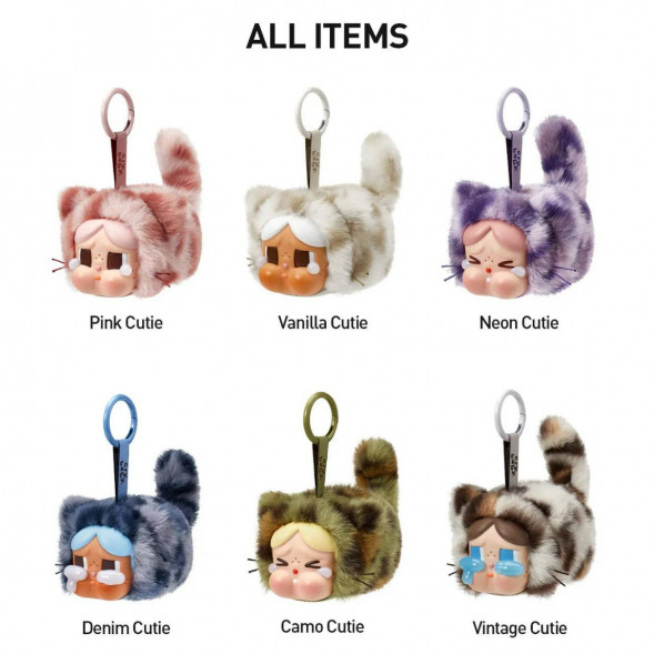 Коллекционная фигурка POP MART CRYBABY Wild But Cutie Series - Vinyl Plush Pendant Blind Box в Нижнем Новгороде