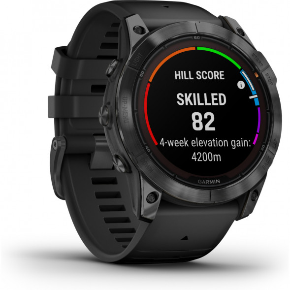 Умные часы Garmin Fenix 7X Solar серый с черным ремешком 010-02541-01 в Нижнем Новгороде