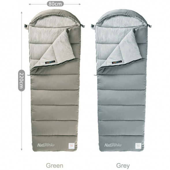 Спальный мешок Naturehike M300 (правый), зеленый в Нижнем Новгороде