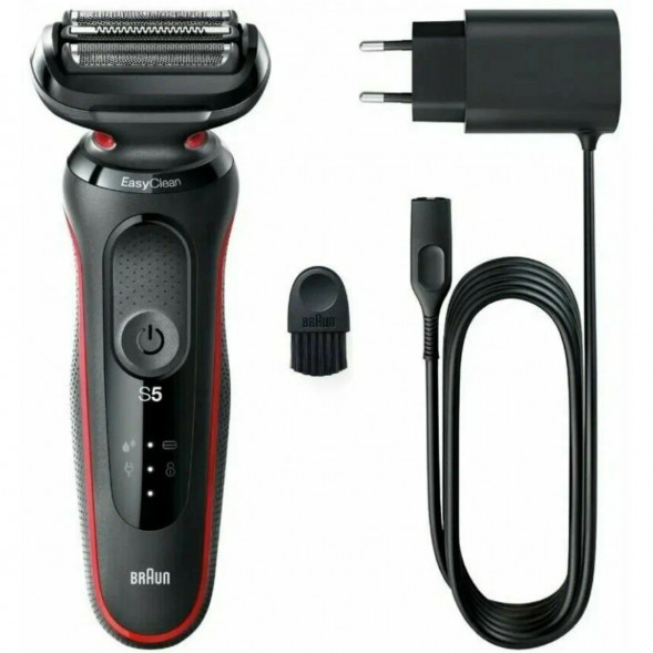 Электробритва Braun Series 5 51-R1000s, черный/красный в Нижнем Новгороде