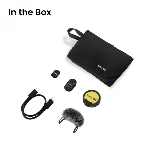 Беспроводной микрофон Insta360 Mic Pro (Transmitter), Arctic White в Нижнем Новгороде