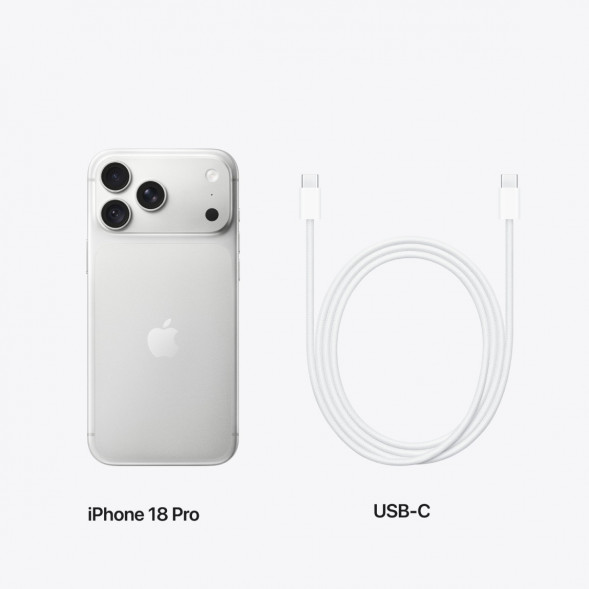 Смартфон Apple iPhone 18 Pro 256GB (eSIM), Silver в Нижнем Новгороде