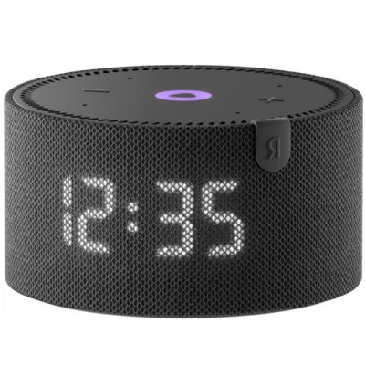 Умная колонка Яндекс Новая Станция Мини (с часами) - умная колонка с Алисой, черный оникс в Нижнем Новгороде