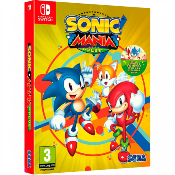 Sonic Mania Plus + Артбук (Nintendo Switch, Английская версия) в Нижнем Новгороде