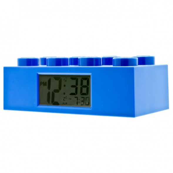 Будильник LEGO 9002151 Кирпичик, синий в Нижнем Новгороде