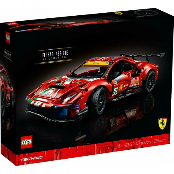 Конструктор LEGO Technic 42125 Ferrari 488 GTE &amp;quot;AF Corse #51&amp;quot; в Нижнем Новгороде