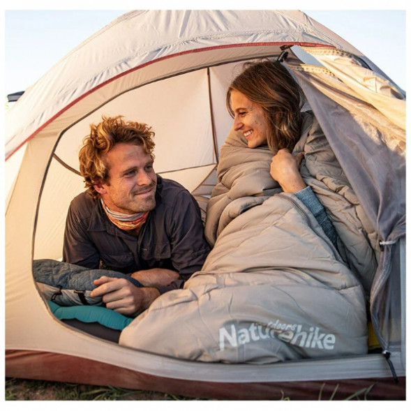 Спальный мешок Naturehike Envelope M180 (левый), зелёный в Нижнем Новгороде