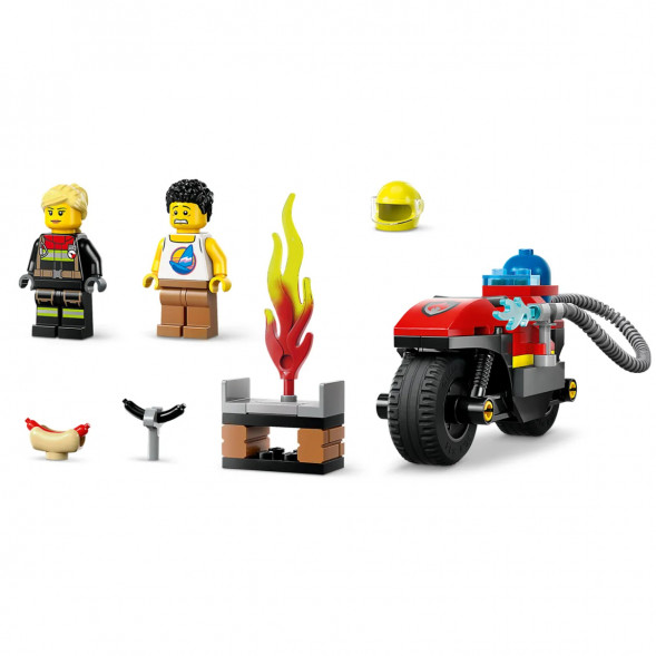 Конструктор LEGO City 60410 Пожарно-спасательный мотоцикл в Нижнем Новгороде