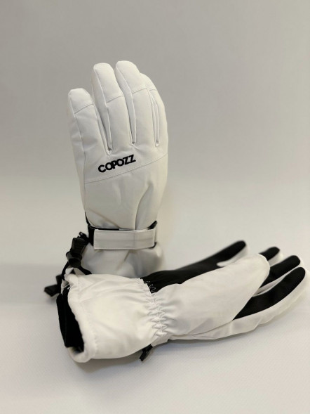 Перчатки горнолыжные сноубордические Copozz (белый, L) в Нижнем Новгороде