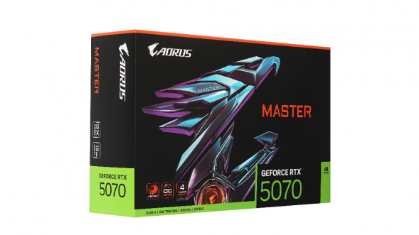 Видеокарта Gigabyte GeForce RTX 5070 AORUS MASTER, 12 ГБ GDDR7 в Нижнем Новгороде