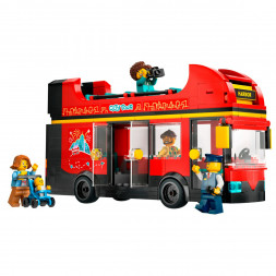 Конструктор LEGO City 60407 Красный двухэтажный экскурсионный автобус