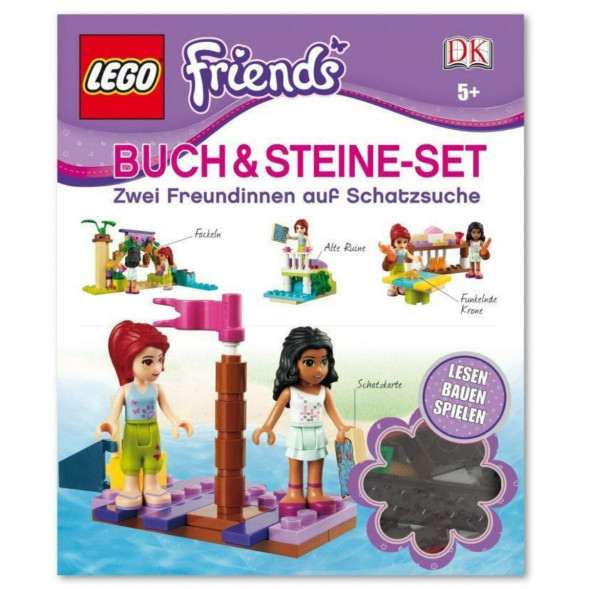 Книга и набор кубиков LEGO Friends Buch &amp;amp; Steine-Set Zwei Freundinnen auf Schatzsuche в Нижнем Новгороде