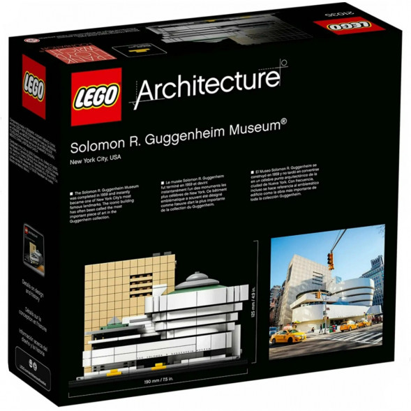 Конструктор LEGO Architecture 21035 Музей Соломона Гуггенхайма в Нижнем Новгороде