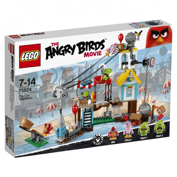 Конструктор LEGO Angry Birds 75824 Разгром Свинограда в Нижнем Новгороде