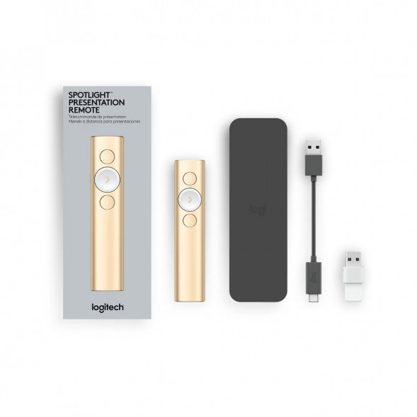 Презентер Logitech Spotlight Presentation Remote золотой в Нижнем Новгороде