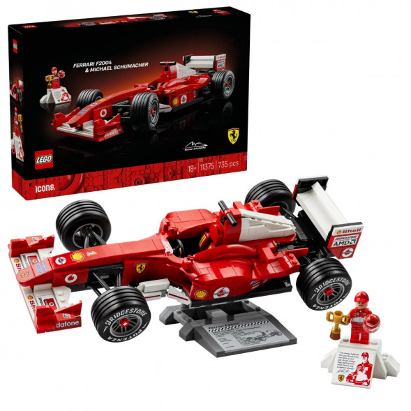 Конструктор LEGO Icons 11375 Ferrari F2004 и Михаэль Шумахер в Нижнем Новгороде