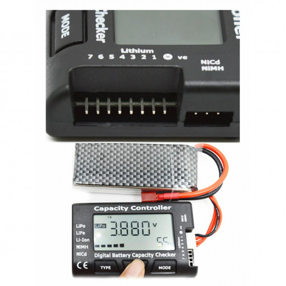 Тестер ёмкости аккумулятора CellMeter-7 с функцией балансировки ячеек в Нижнем Новгороде