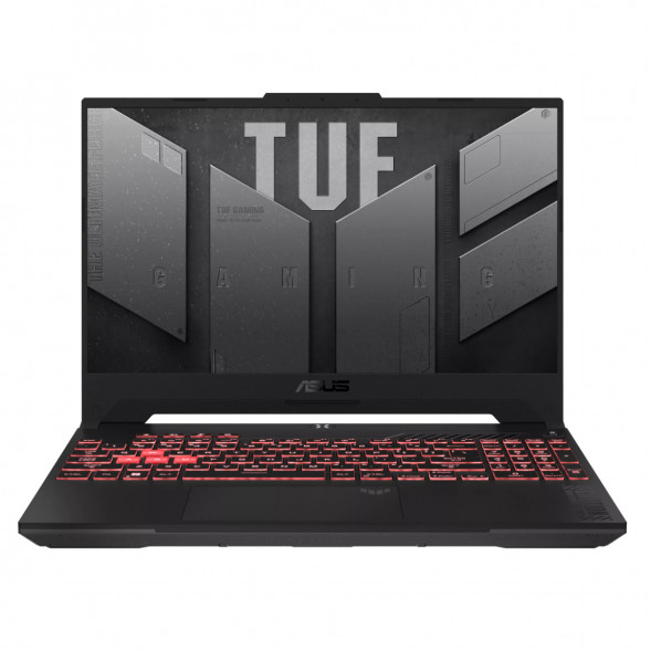 Ноутбук ASUS TUF Gaming A17 FA707NUG-HX156 (17.3&amp;quot;, IPS, 6 ядер, AMD Ryzen 7 7445HS 3.2 ГГц, 16 ГБ DDR5, SSD 512 ГБ, NVIDIA GeForce RTX 4050 - 6 ГБ, без ОС), черный в Нижнем Новгороде