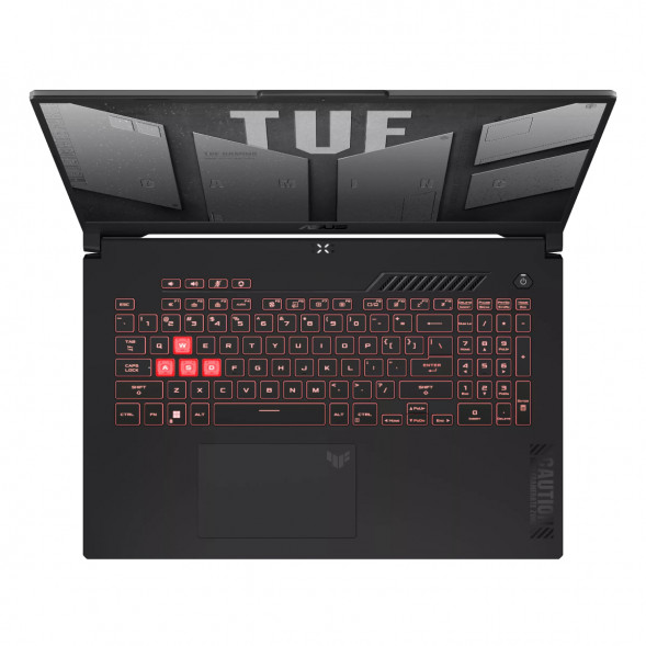 Ноутбук ASUS TUF Gaming A17 FA707NUG-HX156 (17.3&amp;quot;, IPS, 6 ядер, AMD Ryzen 7 7445HS 3.2 ГГц, 16 ГБ DDR5, SSD 512 ГБ, NVIDIA GeForce RTX 4050 - 6 ГБ, без ОС), черный в Нижнем Новгороде