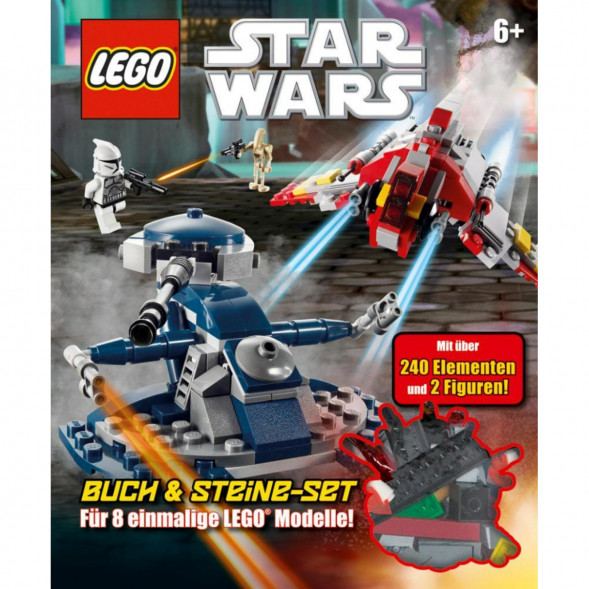 Книга и набор кубиков LEGO Star Wars Buch &amp;amp; Steine-Set Fur 8 einmalige Lego Modelle! в Нижнем Новгороде