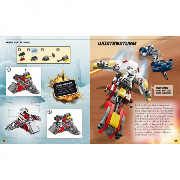Книга и набор кубиков LEGO Star Wars Buch &amp;amp; Steine-Set Fur 8 einmalige Lego Modelle! в Нижнем Новгороде