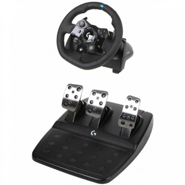 Комплект Logitech G923 Trueforce (PC, Xbox Series X, S, One), черный в Нижнем Новгороде