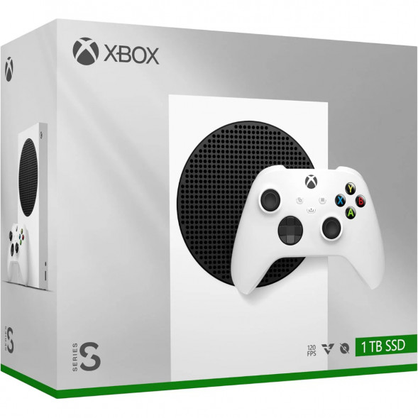 Игровая приставка Microsoft Xbox Series S, 1 ТБ, белый в Нижнем Новгороде