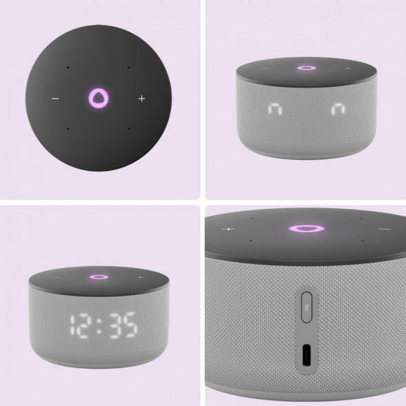 Умная колонка Яндекс Станция Мини 3 c Алисой на YandexGPT, серая в Нижнем Новгороде