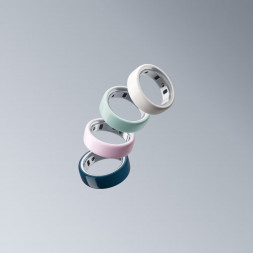 Умное кольцо Oura Ring 4 Ceramic (размер 12), Темная ночь/Midnight