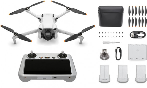 Квадрокоптер DJI Mini 3 Fly More Combo Plus (DJI RC) в Нижнем Новгороде