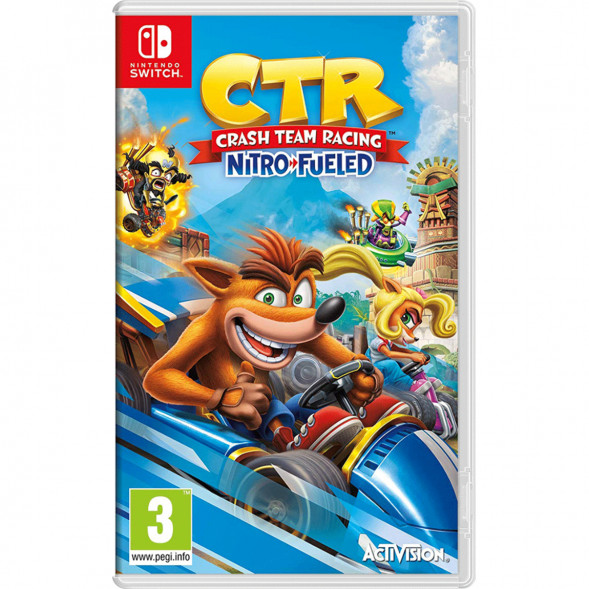 Игра Crash Team Racing Nitro-Fueled для Nintendo Switch, картридж в Нижнем Новгороде