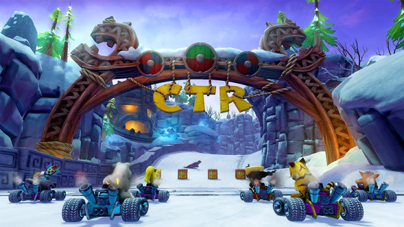 Игра Crash Team Racing Nitro-Fueled для Nintendo Switch, картридж в Нижнем Новгороде