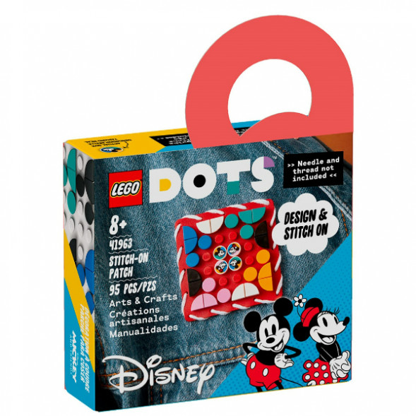 Конструктор LEGO DOTS 41963 Пластина-нашивка с тайлами «Микки и Минни Маус» в Нижнем Новгороде
