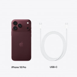 Смартфон Apple iPhone 18 Pro 512GB (eSIM), Burgundy