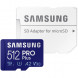 Карта памяти micro SDXC 512Gb Samsung PRO Plus U3 A2 V30 180/130MB/s в Нижнем Новгороде