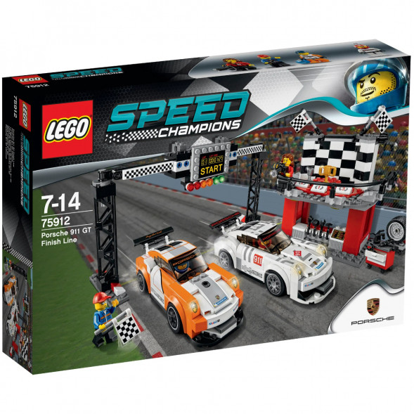 Конструктор LEGO Speed Champions 75912 Финишная линия гонки Porsche 911 GT в Нижнем Новгороде