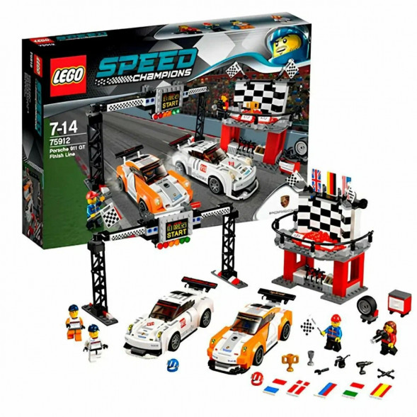 Конструктор LEGO Speed Champions 75912 Финишная линия гонки Porsche 911 GT в Нижнем Новгороде