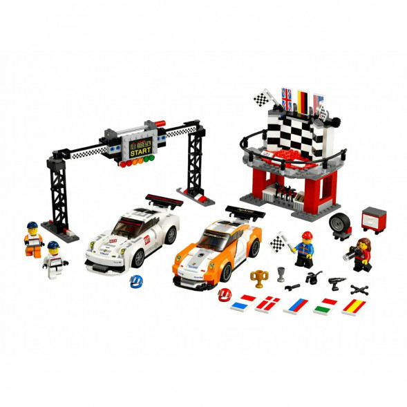 Конструктор LEGO Speed Champions 75912 Финишная линия гонки Porsche 911 GT в Нижнем Новгороде