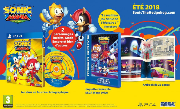 Игра Sonic Mania Plus (+ Артбук) [PS4, русские субтитры] в Нижнем Новгороде