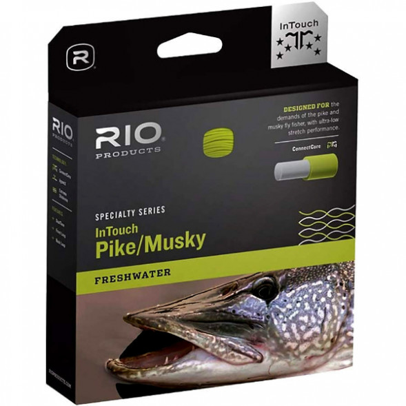 Леска RIO InTouch Pike/Musky WF8F/I, Gray/Yellow в Нижнем Новгороде