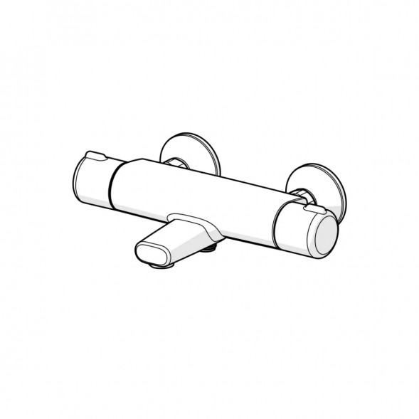 Термостатический смеситель Oras Nova ECO (7462G-33), черный матовый в Нижнем Новгороде