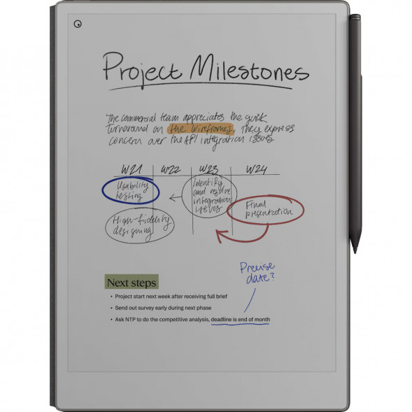 Графический планшет reMarkable Paper Pro + Стилус MarkerPlus + Чехол Book Folio Pro (Basalt) в Нижнем Новгороде