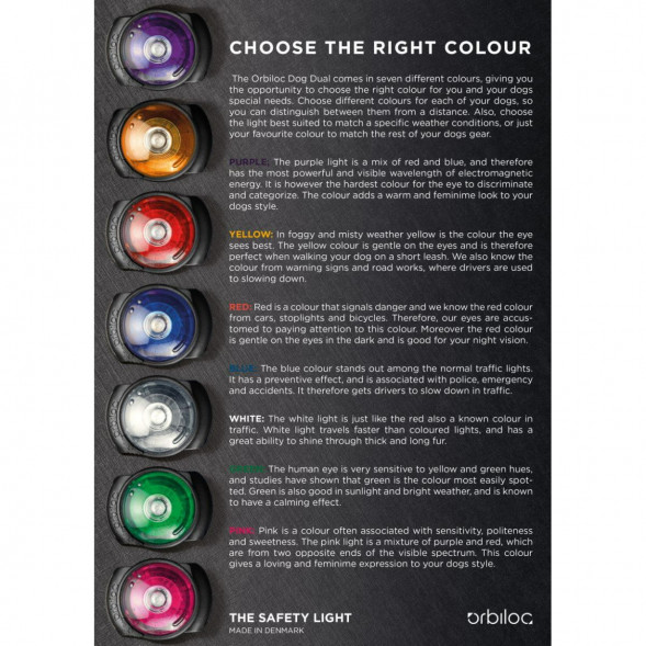Фонарь для собак Orbiloc Dog Dual Signal Colours, зеленый в Нижнем Новгороде