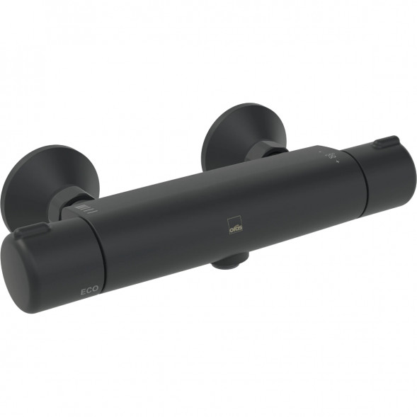 Термостатический смеситель для душа Oras Nova (7460-33), матовый чёрный в Нижнем Новгороде