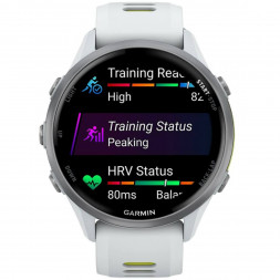 Умные часы Garmin Forerunner 970 Titanium Whitestone/Translucent Amp Yellow Band 010-02969-11
