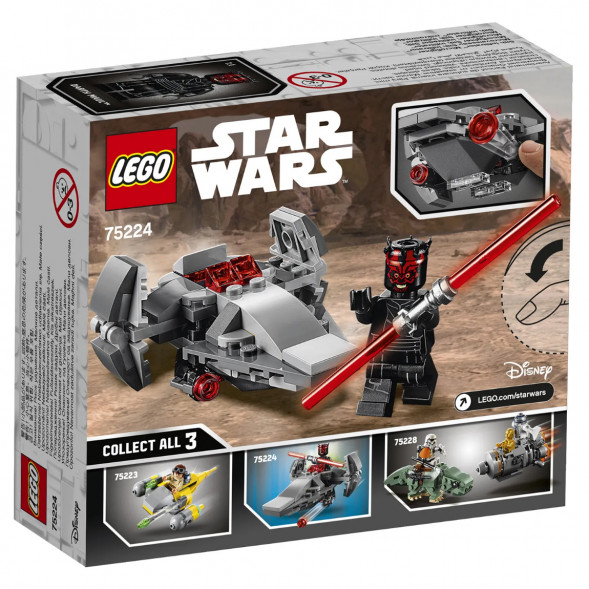 Конструктор LEGO Star Wars 75224 Микрофайтеры Корабль-лазутчик ситхов в Нижнем Новгороде