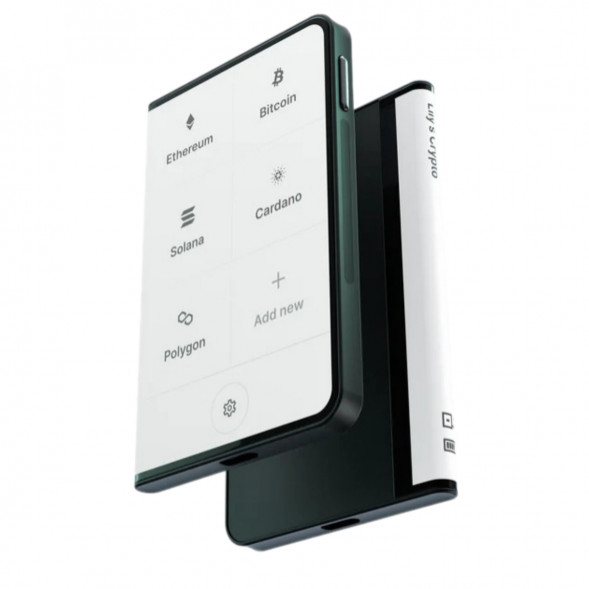 Аппаратный холодный криптокошелек Ledger Stax c чехлом Magnet Shell Black + Recovery Key в Нижнем Новгороде